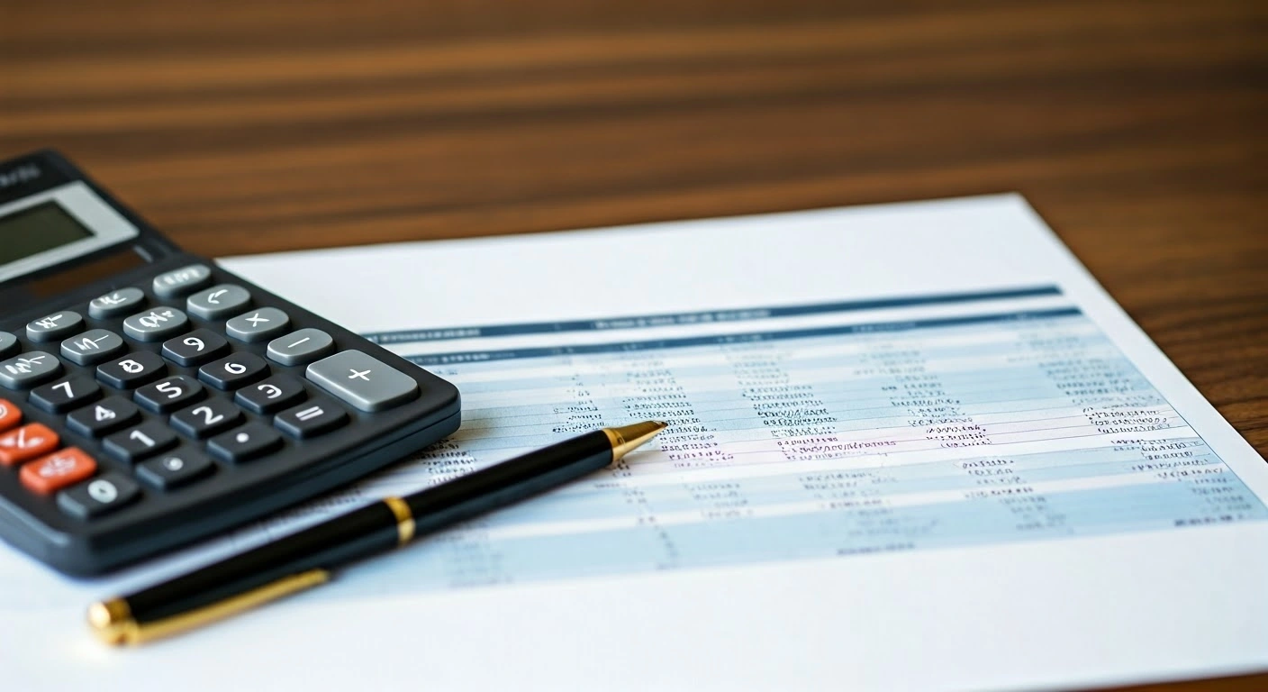 Financial statements for a business prepared by an accountant